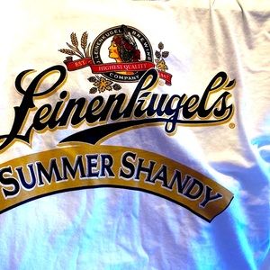 Leinenkugel SUMMER SHANDY & Leinenkugel Red Label T shirts NWOT